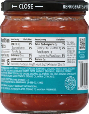 O Organics Organic Salsa Mild Jar - 16 Oz - Image 6