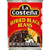 La Costena Beans Refried Black Can - 20.5 Oz - Image 2