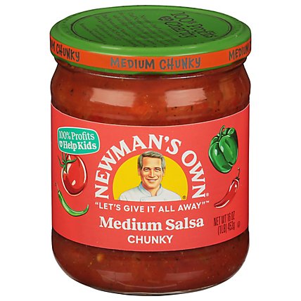 Newmans Own Salsa Medium Chunky Jar - 16 Oz - Image 3