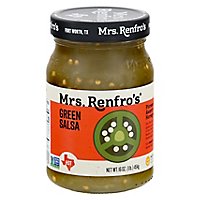 Mrs. Renfros Gourmet Salsa Green Jalapeno Hot - 16 Oz - Image 3