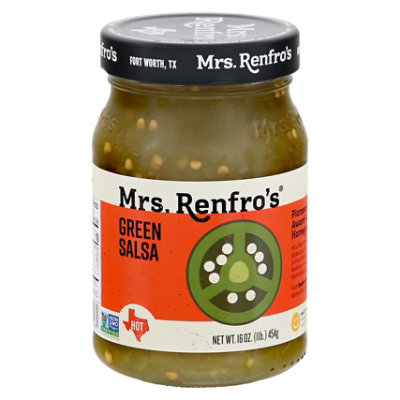 Mrs. Renfros Gourmet Salsa Green Jalapeno Hot - 16 Oz - Image 3