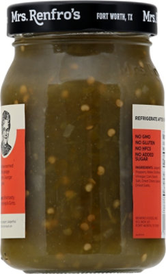 Mrs. Renfros Gourmet Salsa Green Jalapeno Hot - 16 Oz - Image 6