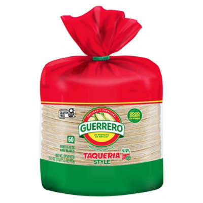 Guerrero Tortillas Corn 4.5 Inch Bag 60 Count - 31.5 Oz