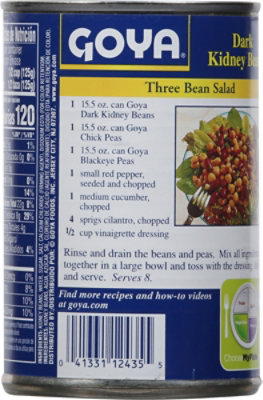 Goya Beans Dark Premium Kidney - 15.5 Oz - Image 6