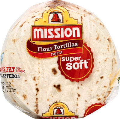 Mission Tortillas Flour Fajita Super Soft Bag 20 Count - 26 Oz - Image 2