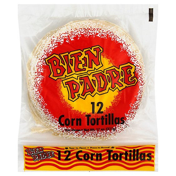 Bien Padre Tortillas Corn Pack 12 Count - 11 Oz
