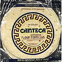 Canteca Tortillas Flour King Gorditas 10 Inch Bag 10 Count - 24 Oz - Image 1