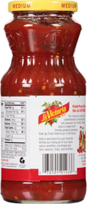 La Victoria Salsa Thick N Chunky Medium Jar - 24 Oz - Image 6