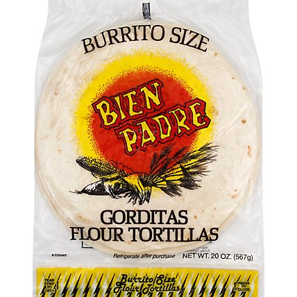 Bien Padre Tortillas Flour Burrito Size Pack 8 Count - 20 Oz - Image 2