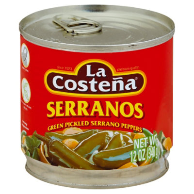 La Costena Serranos Can - 12 Oz - Image 1