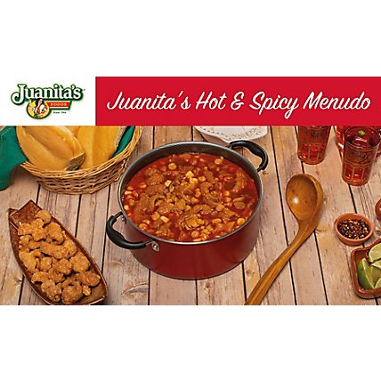 Juanitas Menudo Hot & Spicy Can - 94 Oz - Image 3