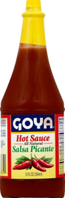 Goya Sauce Hot Salsa Picante Bottle - 12 Fl. Oz. - Image 2