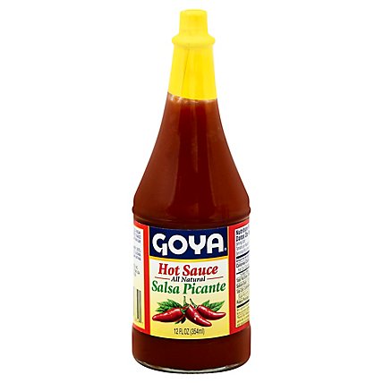 Goya Sauce Hot Salsa Picante Bottle - 12 Fl. Oz. - Image 1
