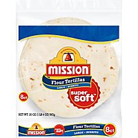 Mission Tortillas Flour Burrito Large Super Soft 8 Count - 20 Oz - Image 2