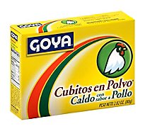 Goya Bouillon Powdered Chicken Flavored Box - 2.82 Oz