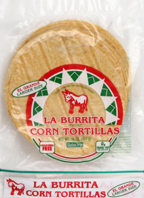 La Burrita Tortillas Corn Yellow Pack - 16 Oz - Image 2