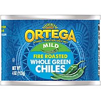 Ortega Green Chiles Whole Fire Roasted Mild Can - 4 Oz - Image 2