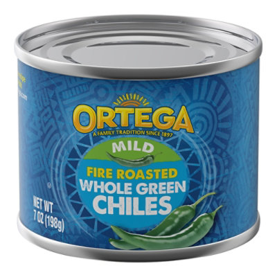 Ortega Green Chiles Whole Fire Roasted Mild Can - 7 Oz - Image 3