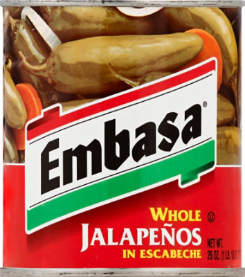 Embasa Jalapenos Whole in Escabeche Can - 26 Oz - Image 2