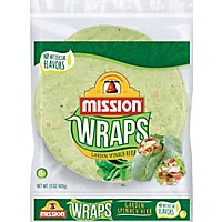 Mission Wraps Garden Spinach Herb Bag 6 Count - 15 Oz - Image 2