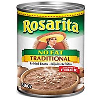 Rosarita No Fat Traditional Refried Beans - 30 Oz - Image 2