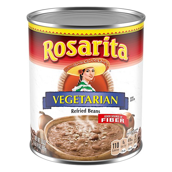Rosarita Vegetarian Refried Beans - 30 Oz