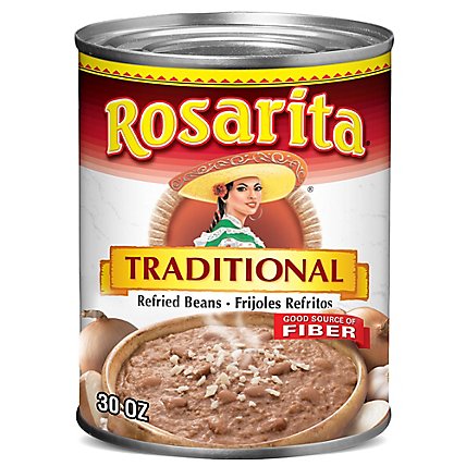 Rosarita Traditional Refried Beans - 30 Oz - Image 2