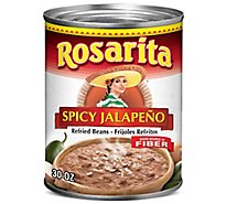 Rosarita Spicy Jalapeno Refried Beans - 30 Oz