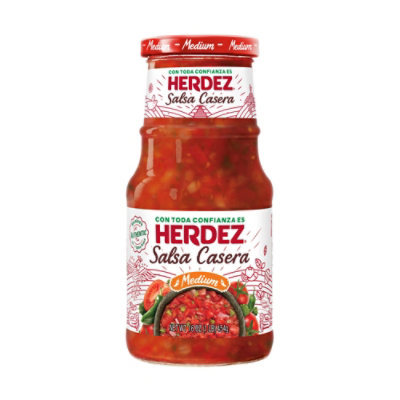 Herdez Salsa Casera Medium Jar - 16 Oz