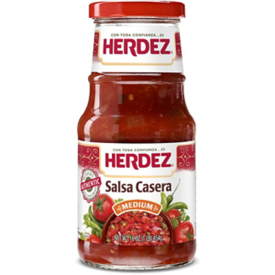 Herdez Salsa Casera Medium Jar - 16 Oz - Image 2