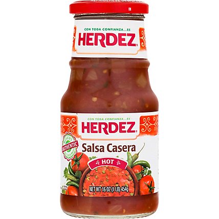 Herdez Salsa Casera Hot Jar - 16 Oz - Image 2