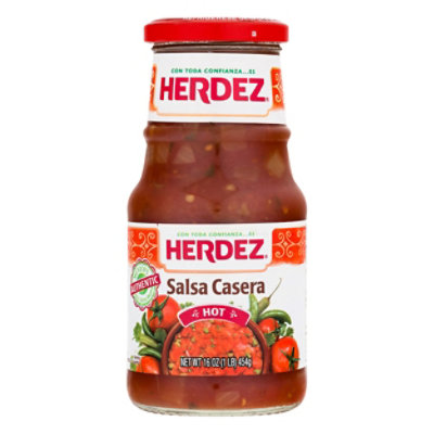 Herdez Salsa Casera Hot Jar - 16 Oz