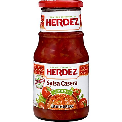 Herdez Salsa Casera Mild Jar - 16 Oz - Image 2
