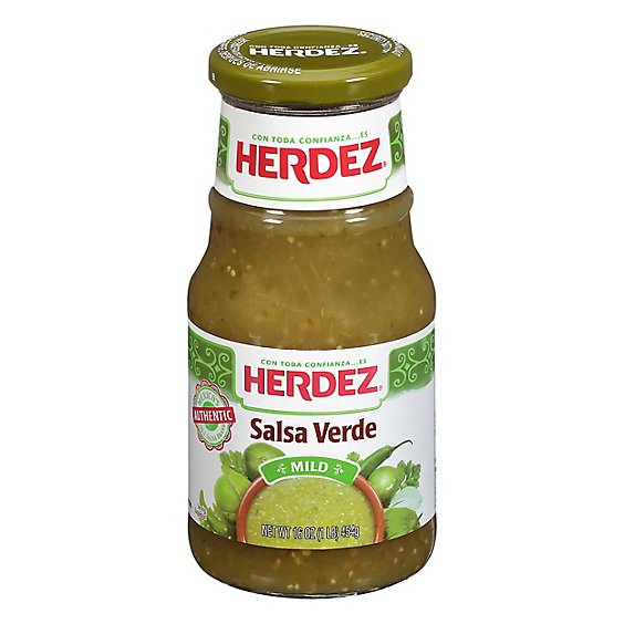 Herdez Salsa Verde Jar - 16 Oz