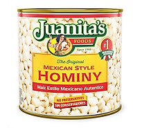 Juanitas Foods Hominy Mexican Style Can - 25 Oz