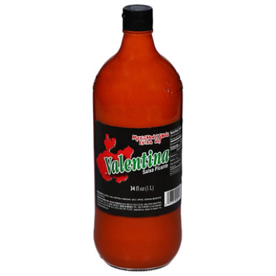 Valentina Hot Sauce Salsa Picante Extra Hot Bottle - 34 Oz