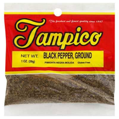 Tampico Spices Pepper Black Ground - Oz - Image 1