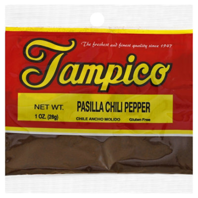 Tampico Spices Chile Pepper Pasilla - Oz - Image 1