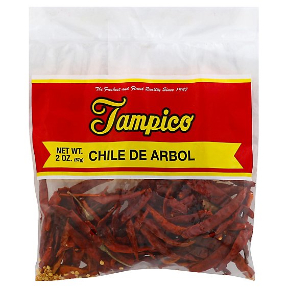 Tampico Spices Chile Arbol - 2 Oz