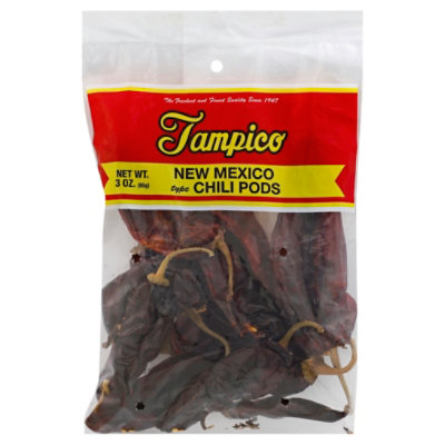 Tampico Spices Chile Pods New Mexico - 3 Oz - Image 1