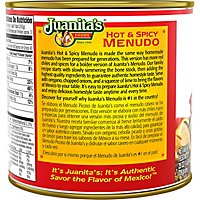 Juanitas Foods Menudo Hot & Spicy Can - 25 Oz - Image 5