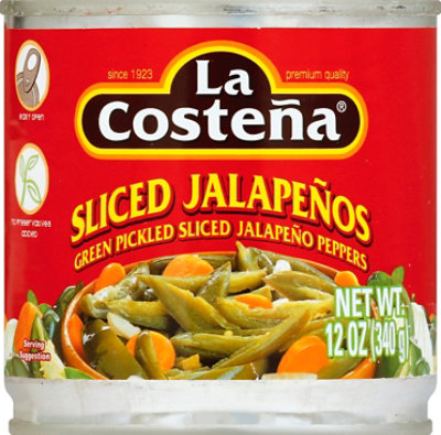 La Costena Jalapenos Sliced Can - 12 Oz - Image 2