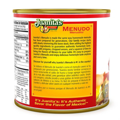 Juanitas Foods Menudo Can - 94 Oz - Image 6