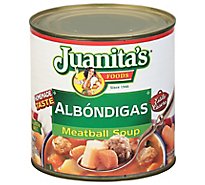 Juanitas Foods Soup Albondigas Meatball Soup Can - 25 Oz