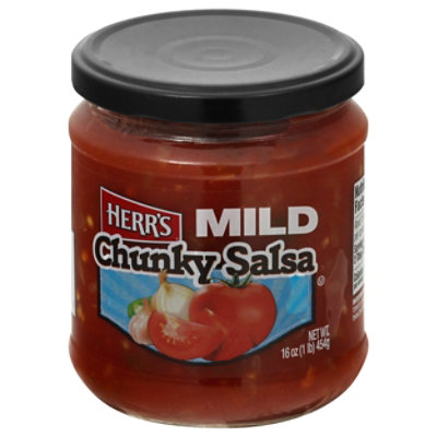 Herrs Salsa Chunky Mild Jar - 16 Oz - Image 3