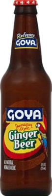 Goya Refresco Soda Ginger Beer Jamaican Style Bottle - 12 Fl. Oz. - Image 2