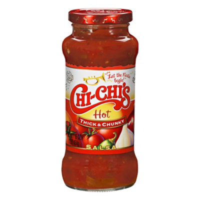 CHI-CHIS Salsa Thick & Chunky Hot Jar - 16 Oz - Image 1