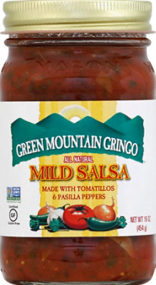 Green Mountain Gringo Salsa Mild Jar - 16 Oz - Image 2