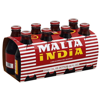 Malta India Malt Beverage Non-Alcoholic Bottles - 8-7 Fl. Oz. - Image 1