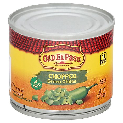 Old El Paso Green Chiles Chopped Can - 7 Oz